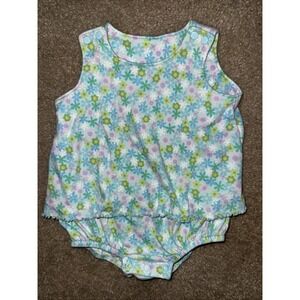 Vintage Miniwear‎ Snapped Romper 18 Months Floral Print Vintage Y2K